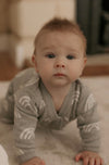 Knitted Sleep Suit - Grey.