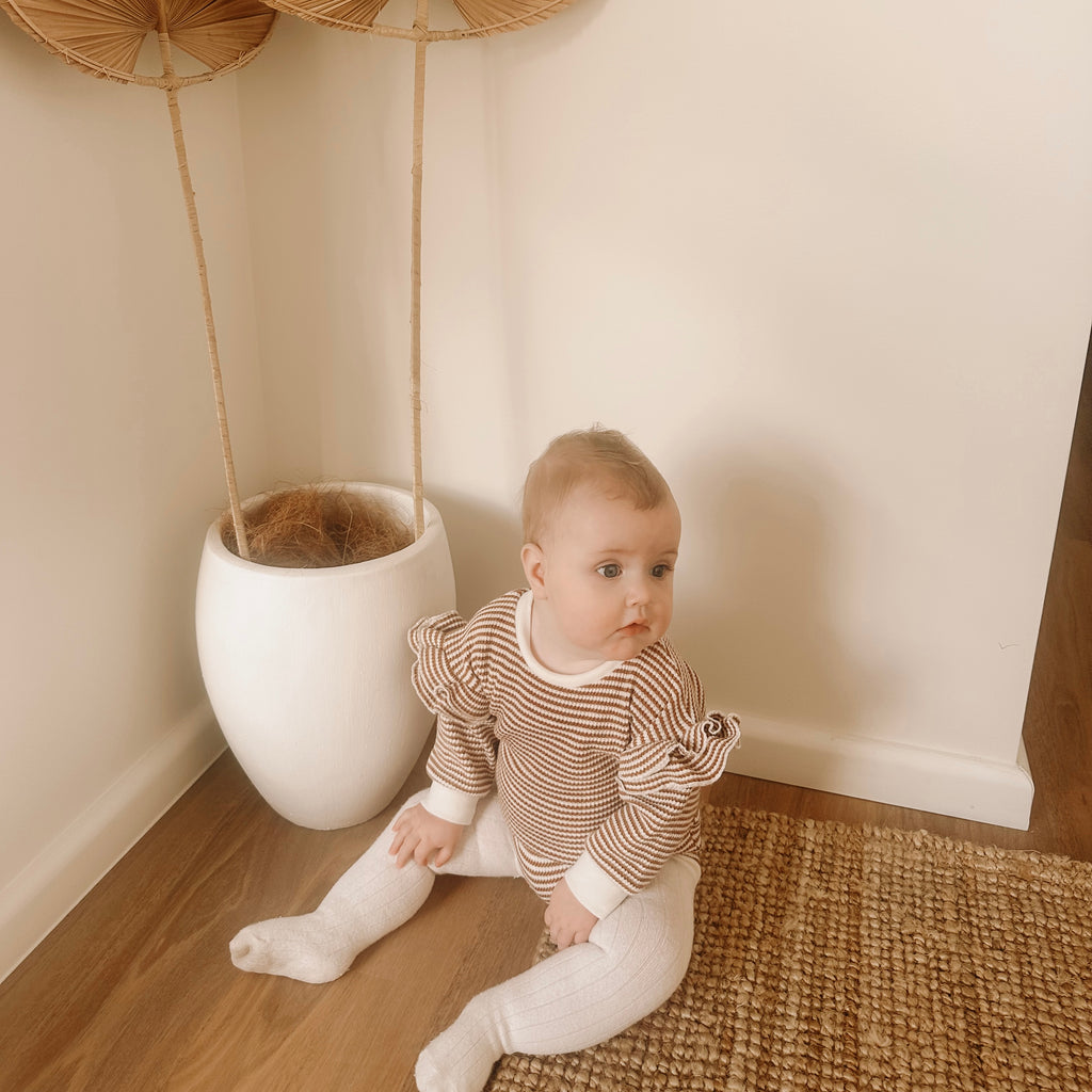 Ruffle Stripe - Romper.