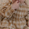 Check Ruffle - Romper