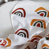 Swaddle - Organic - Bold Rainbow.