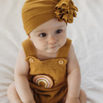Knitted Rainbow Embroidered - Playsuit.