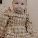Check Ruffle - Romper