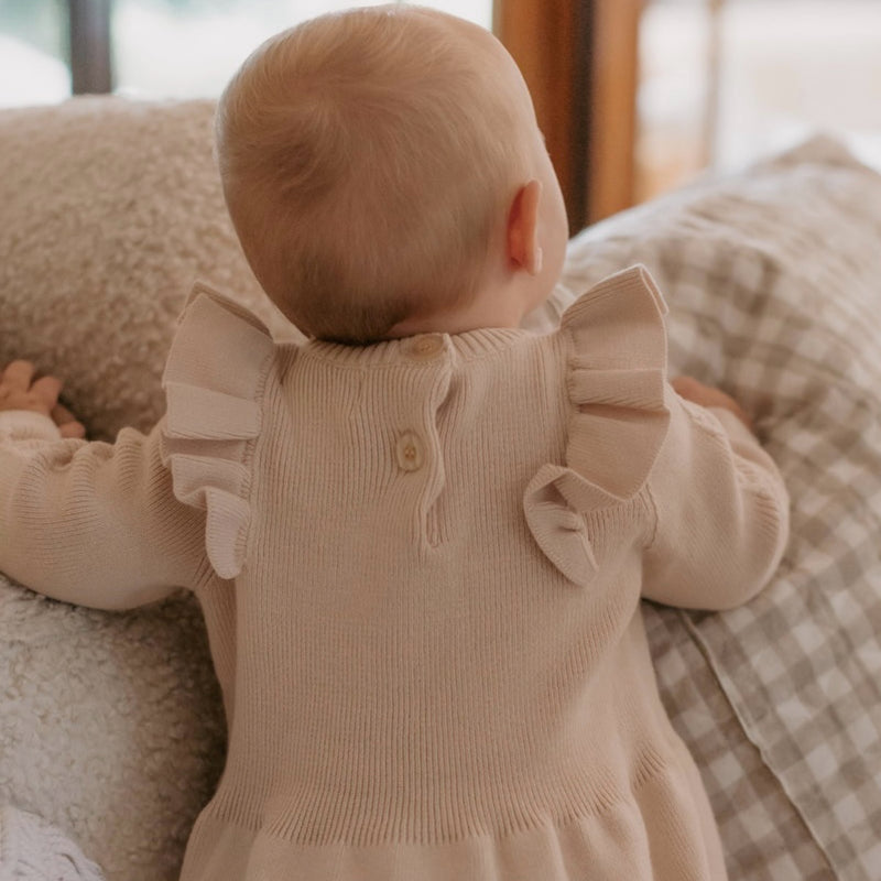 Knitted Romper-Stone.