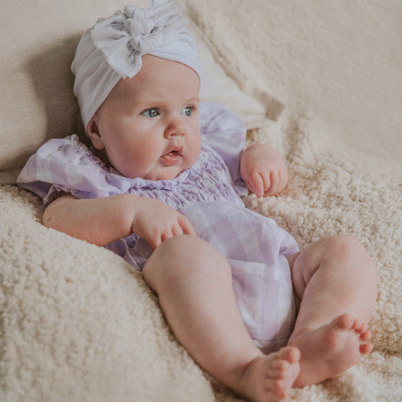 Lilac-Gingham - 2 Piece Set.