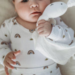 Rainbow Pattern - 2 piece set.