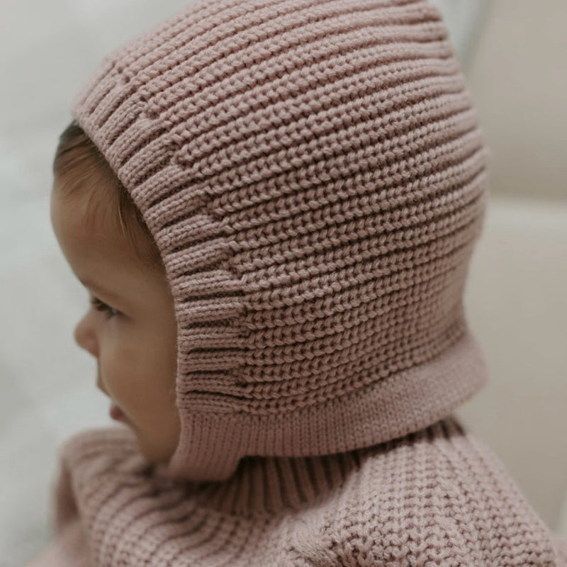 Knitted Romper - Pink.