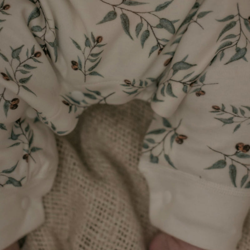 Organic Onesie-Olive Branch.
