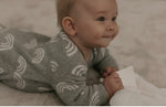 Knitted Sleep Suit - Grey.