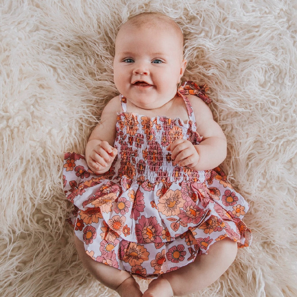 Bright Blooms- Romper.