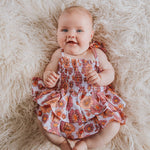 Bright Blooms- Romper.