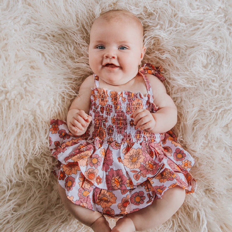 Bright Blooms- Romper.
