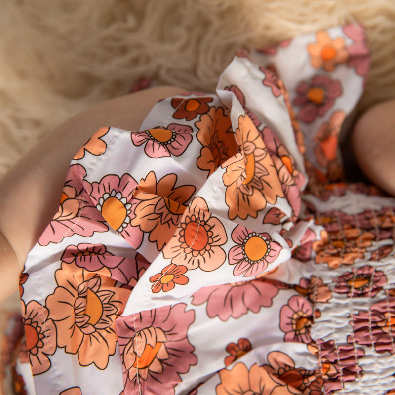 Bright Blooms- Romper.