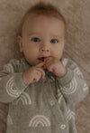 Knitted Sleep Suit - Grey.