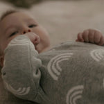 Knitted Sleep Suit - Grey.