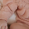 Knitted Ruffle Detail Romper.