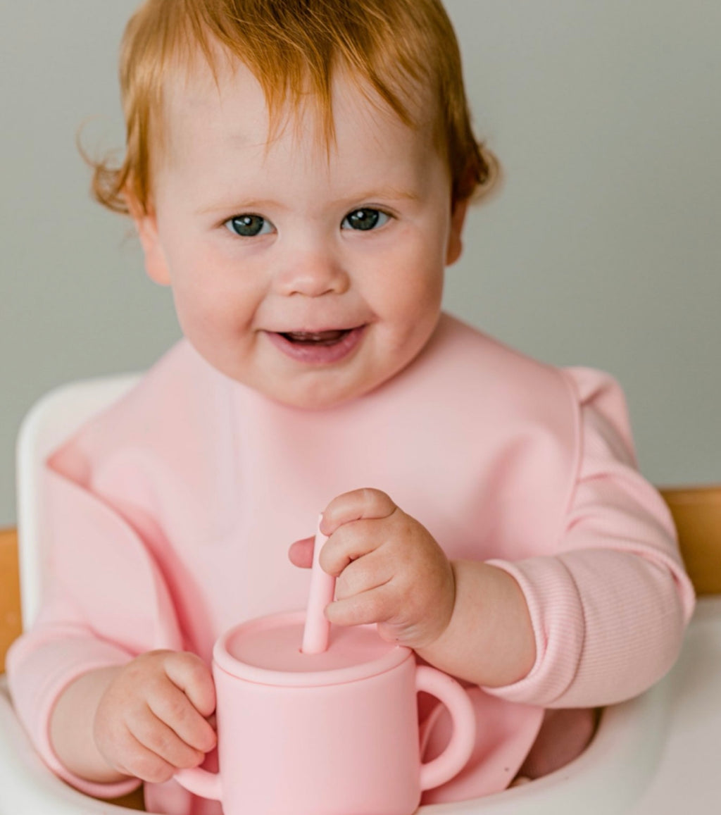 Starting Solids-Baby's First Straw Cup.