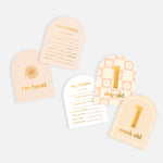 Fox & Fallow - Baby Milestone Cards-Helios.