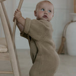 Knitted Onesie - Caramel.