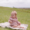 Gingham Check Long Sleeve - Romper.