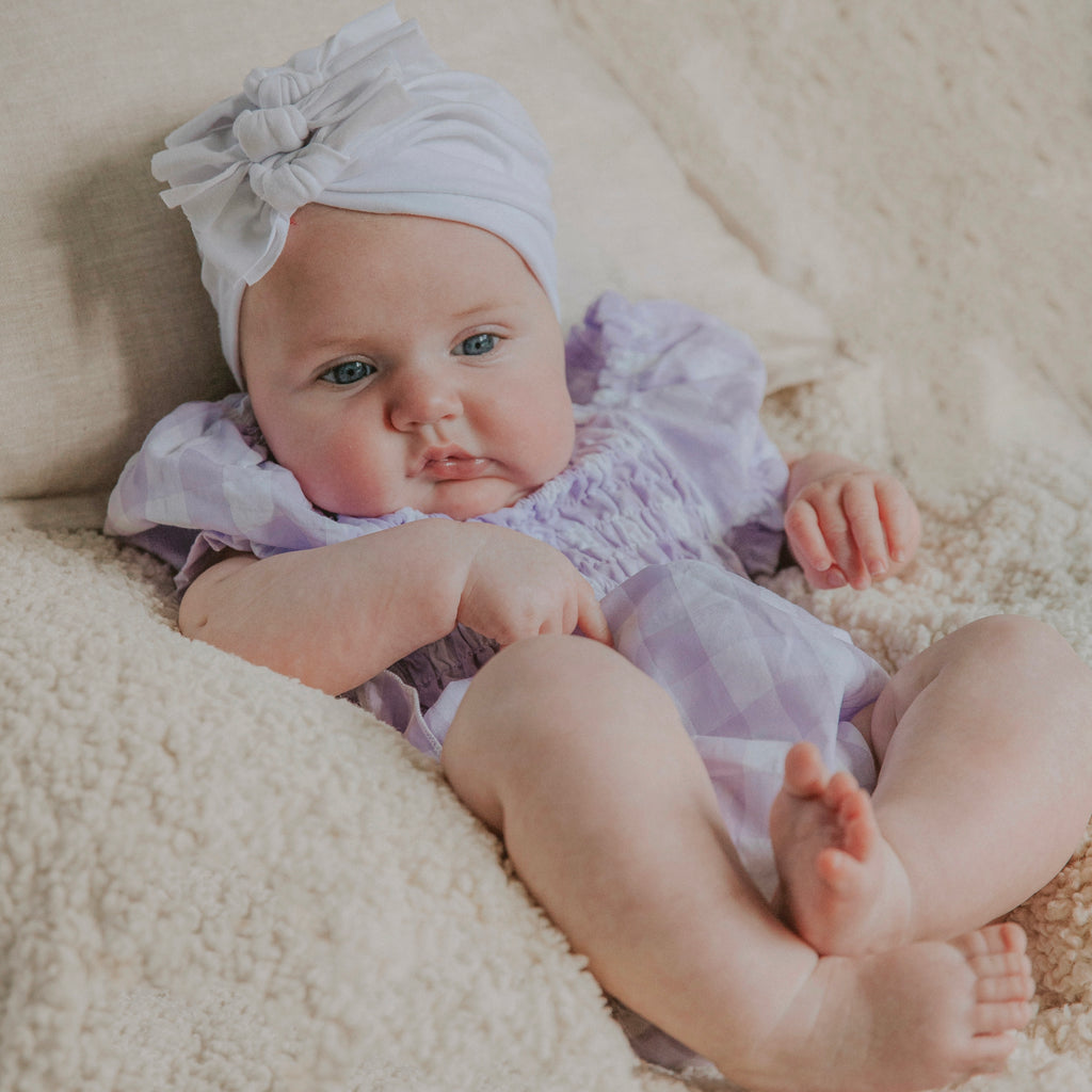 Lilac-Gingham - 2 Piece Set.