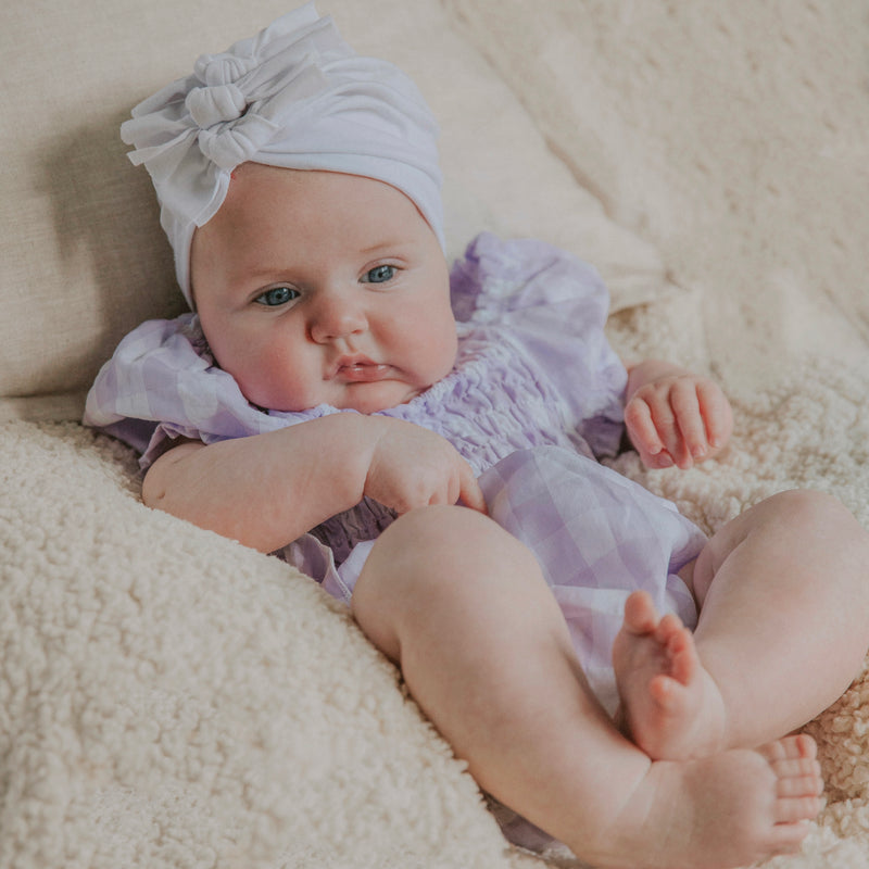 Lilac-Gingham - 2 Piece Set.