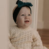 knitted Drawstring Waist - Romper.