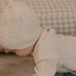 Knitted Romper - Ivory.