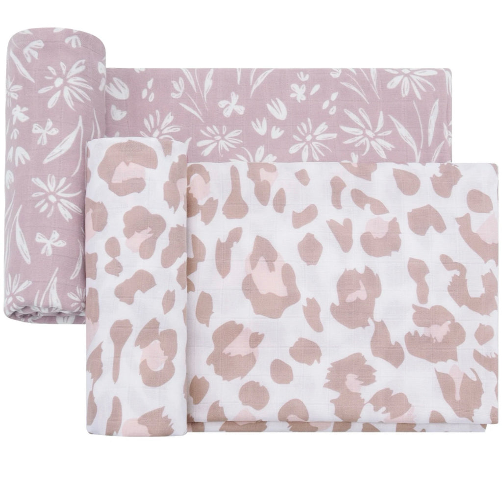 Swaddle - Organic - Cheeky Cheetah.