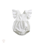 Cotton Ruffle Detail - Playsuit.