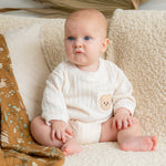 Teddy Romper Vanilla.