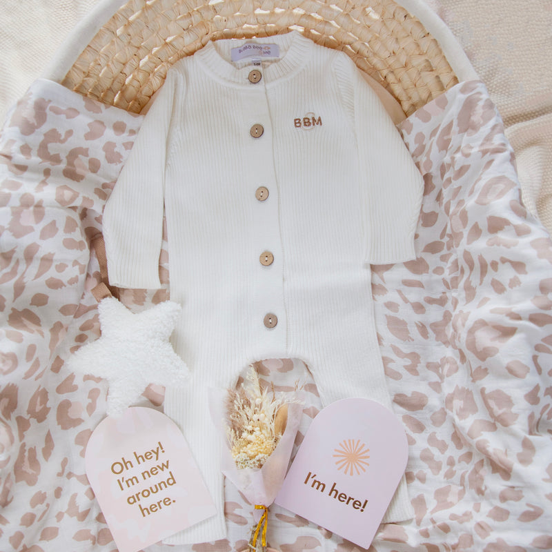 Signature Onesie - Snow.