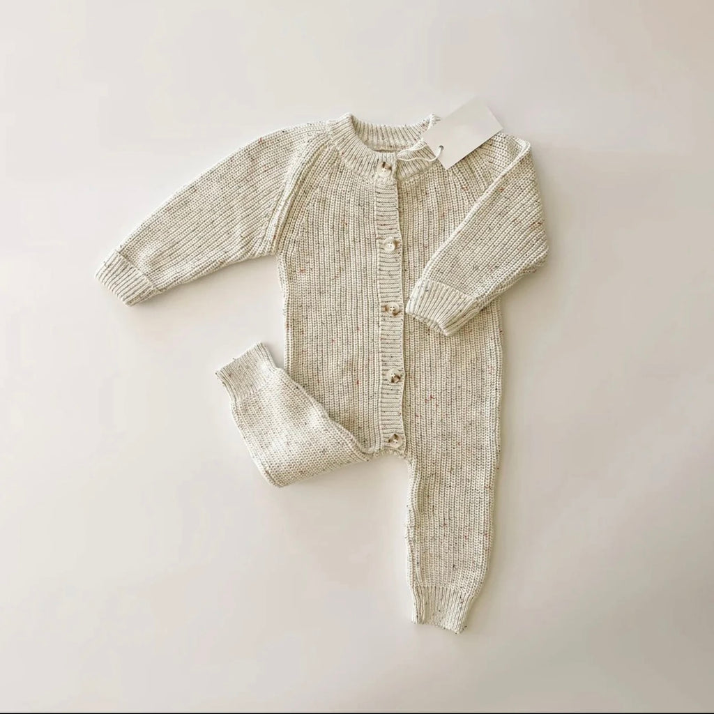 Knitted Onesie Speckle.