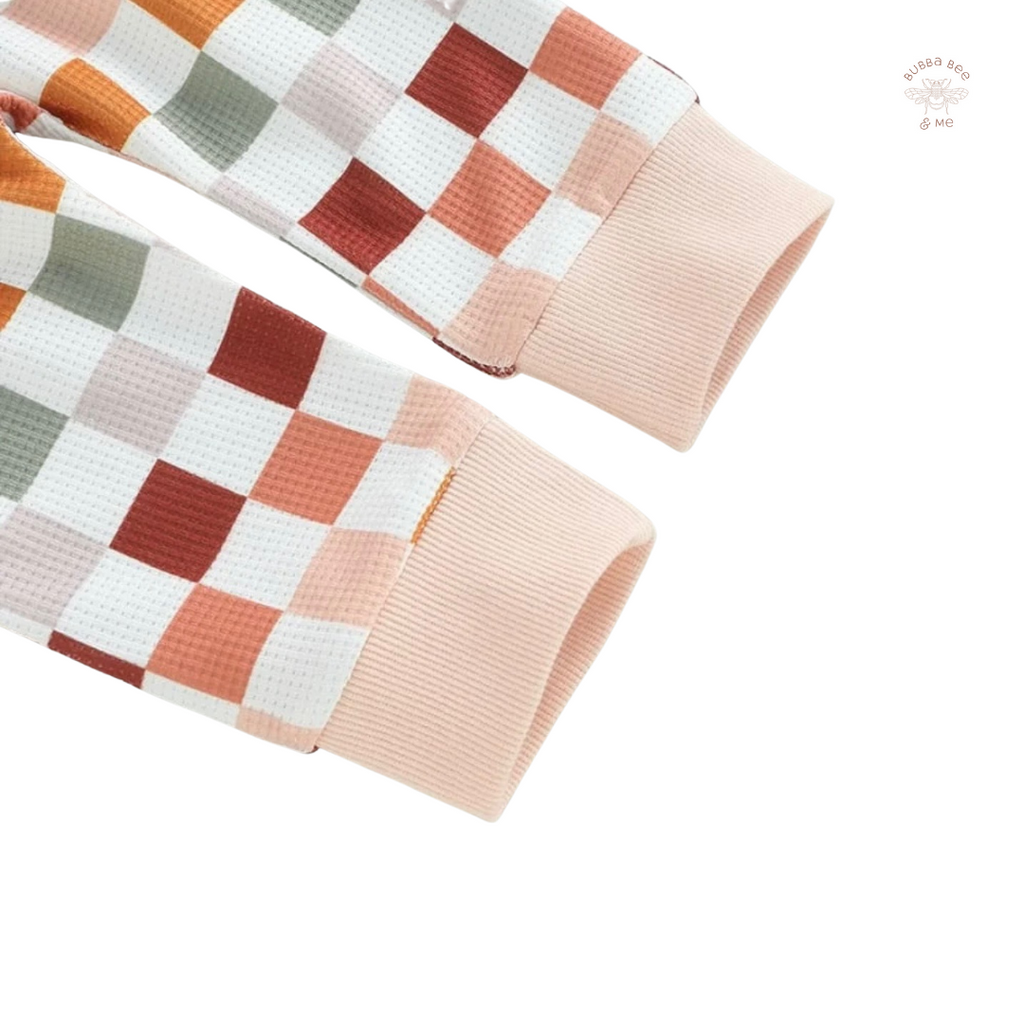 Pastel Checkerboard - 2 Piece Set.