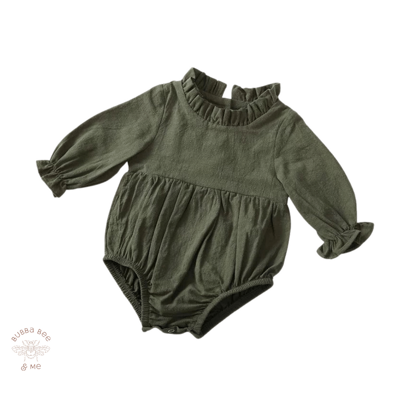 Elegant Linen- Romper.