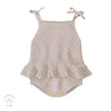 Knitted  Cotton Frill - Romper.