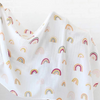 Swaddle - Organic - Pastel Rainbow.