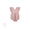 Cotton Ruffle Detail - Playsuit.