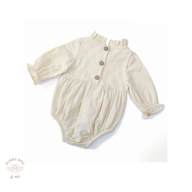Elegant Linen- Romper.