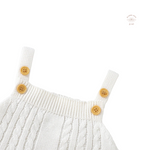 Knitted Tricolor Playsuit.