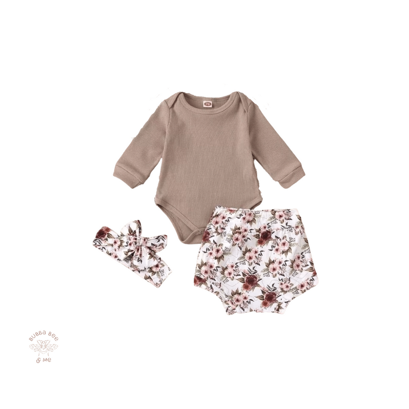 Latte Bloom - 3 Piece Set