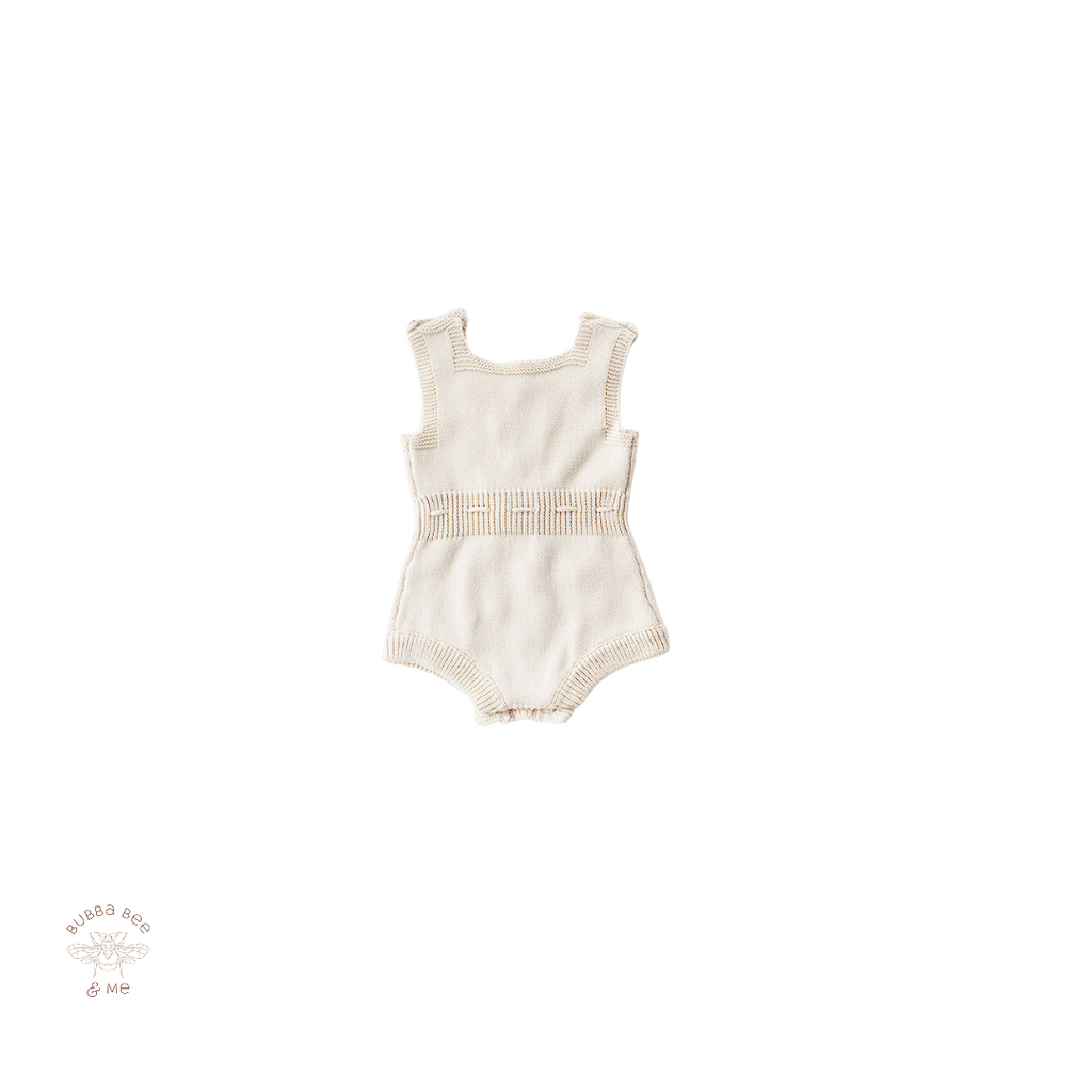 knitted Pastel Spot - Romper.