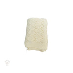 Knitted baby blanket, Ivory colour, Bubba Bee & Me.
