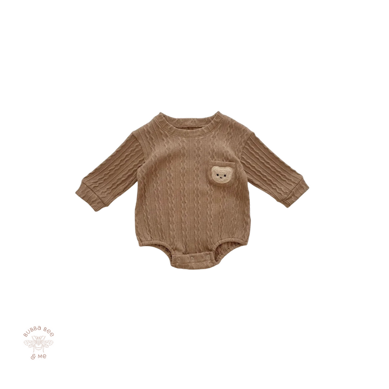 Teddy Romper Latte