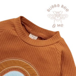 Rainbow Detail Set- Mustard.