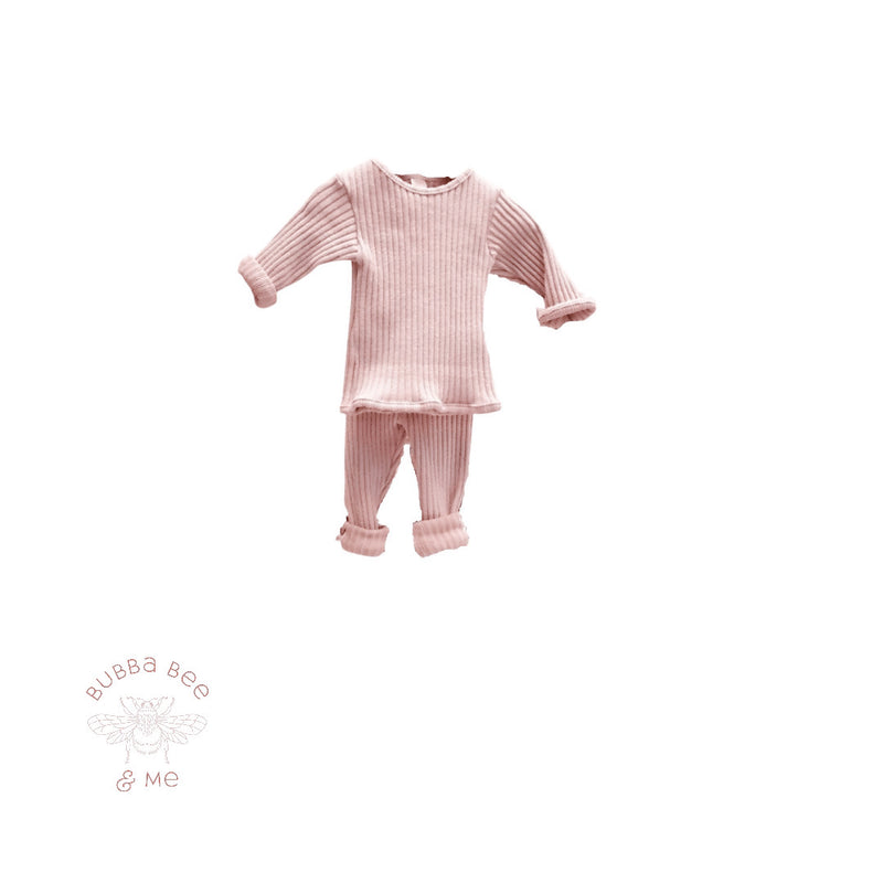 Ribbed Cotton - 2 Piece Set.