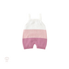 Knitted Tricolor Playsuit.