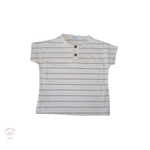 Unisex box T shirt fine stripe, Bubba Bee & Me.