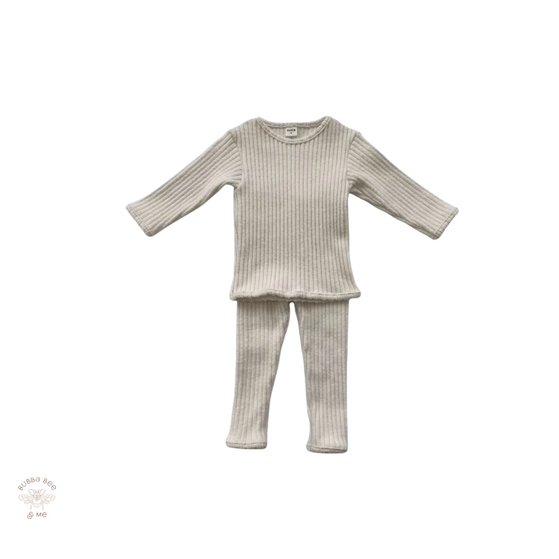 Ribbed Cotton - 2 Piece Set.