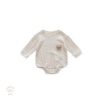 Teddy Romper Vanilla.