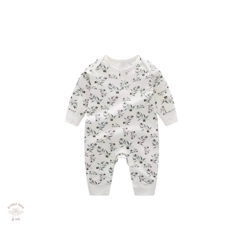 Organic Onesie-Olive Branch.